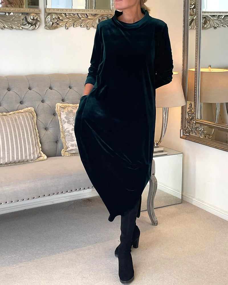 Robe en Velours Confortable