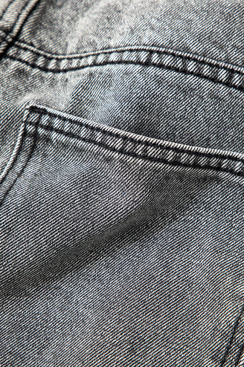Jean à Jambes Droites Asymétriques