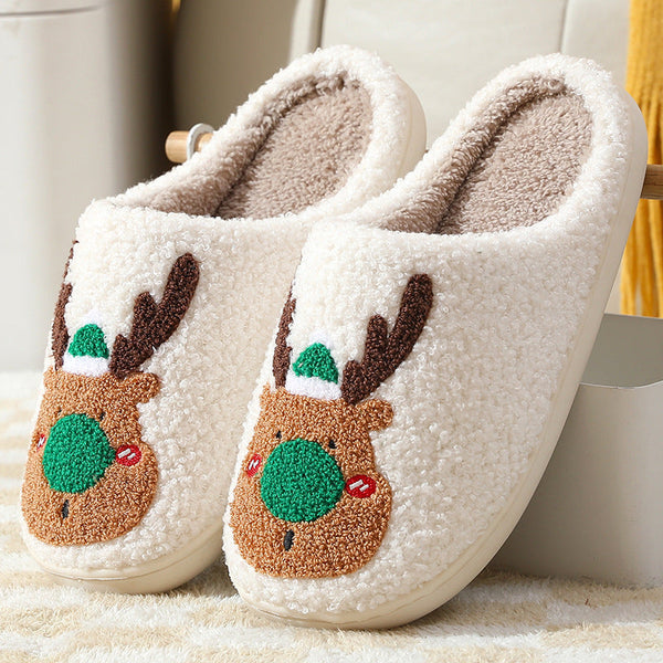 Chaussons de Noël chauds et confortables pour des moments cosy