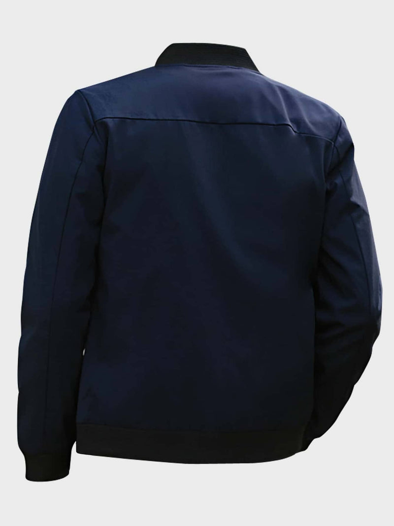 Veste en polaire avec col baseball et fermeture éclair élégante et confortable