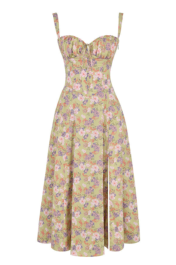 Robe élégante à taille marquée pour un look chic et intemporel