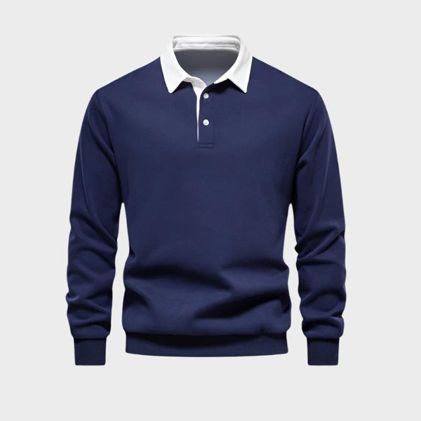 Pull en polo d'hiver pour homme, confortable et élégant