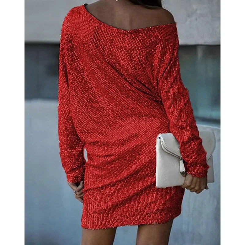 Robe glamour à paillettes scintillantes pour une élégance éclatante