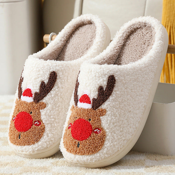 Chaussons de Noël chauds et confortables pour des moments cosy