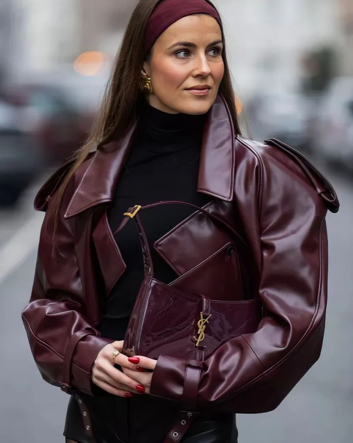 Cherry Lady - Veste en cuir