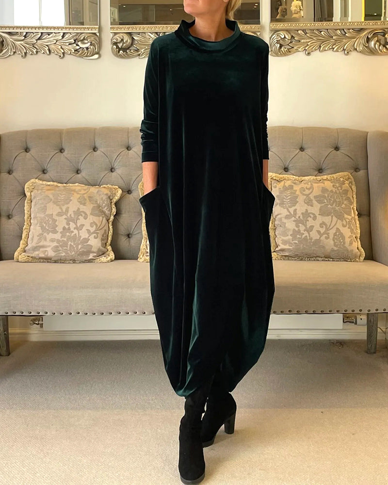Robe en Velours Confortable