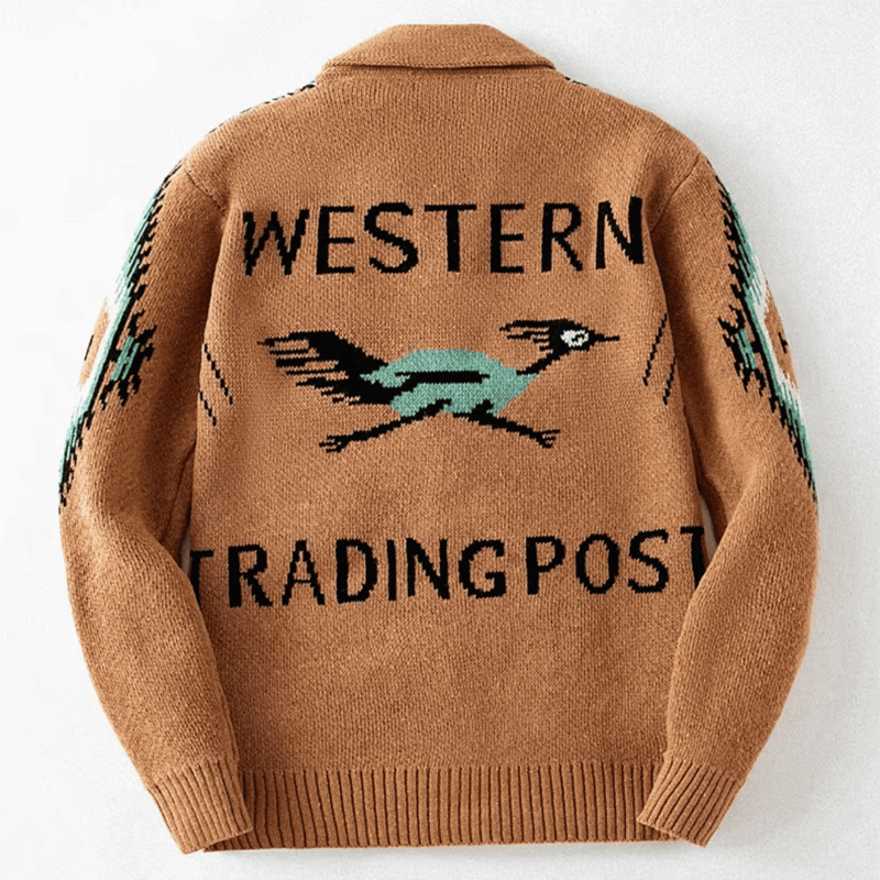Cardigan tricoté Western Heritage élégant et confortable