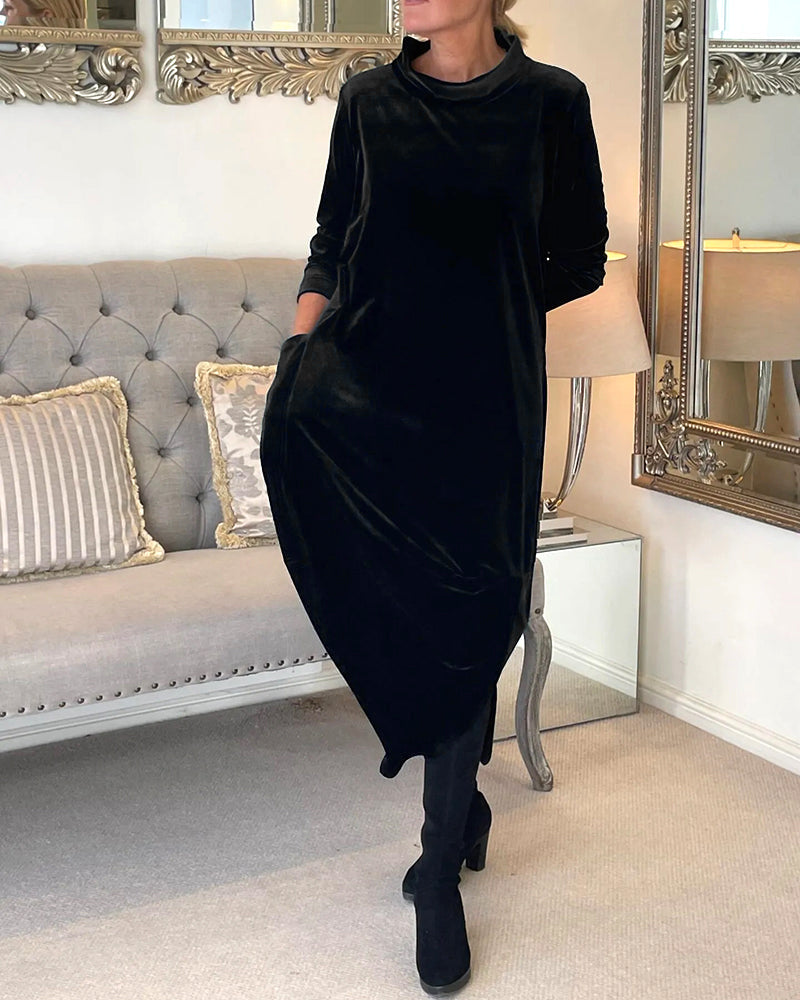 Robe en Velours Confortable