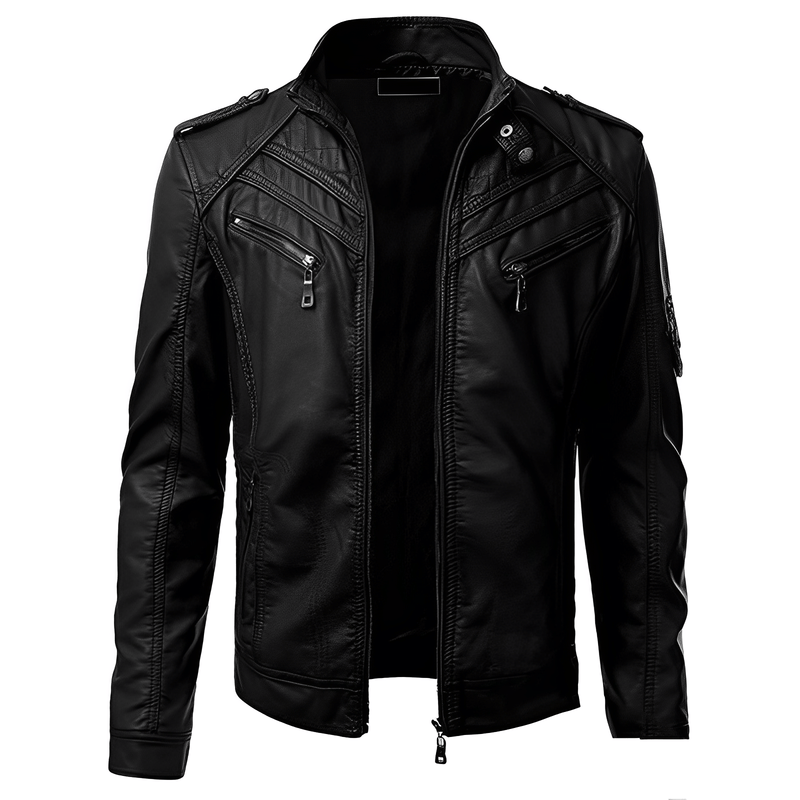 Veste en cuir luxueuse pour hommes