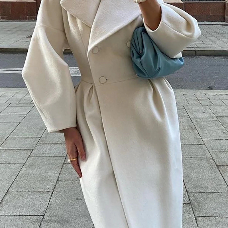 Manteau Long Élégant et Confortable pour l'Automne