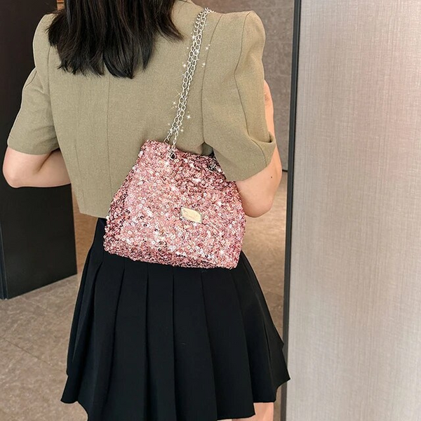 Sac Bandoulière en Sequins Bella