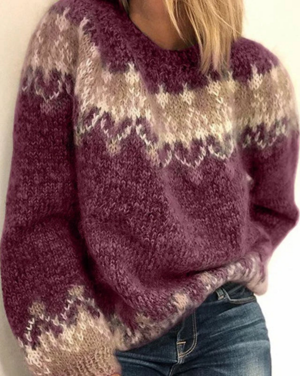 Pull en tricot doux et élégant