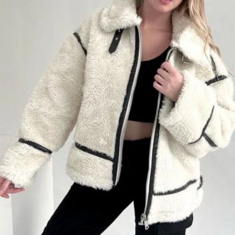 Manteau Teddy doux et tendance pour l'hiver