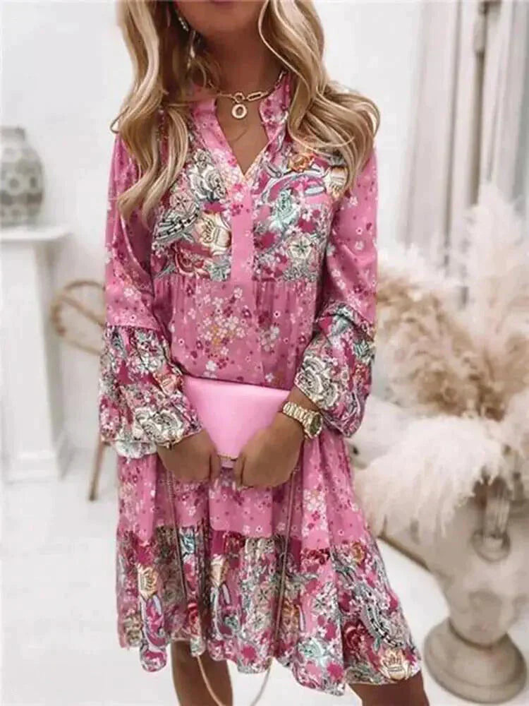 Robe élégante et florale pour une allure raffinée