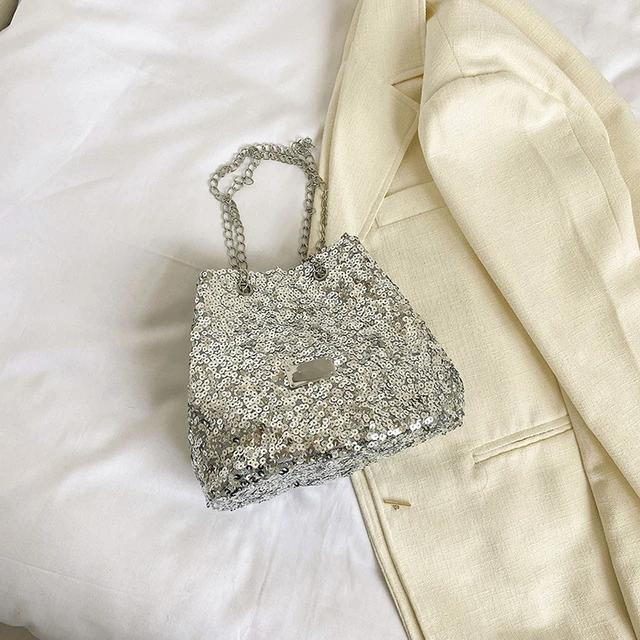 Sac Bandoulière en Sequins Bella