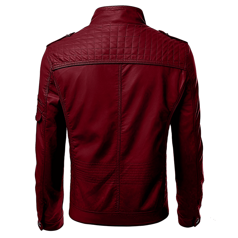 Veste en cuir luxueuse pour hommes