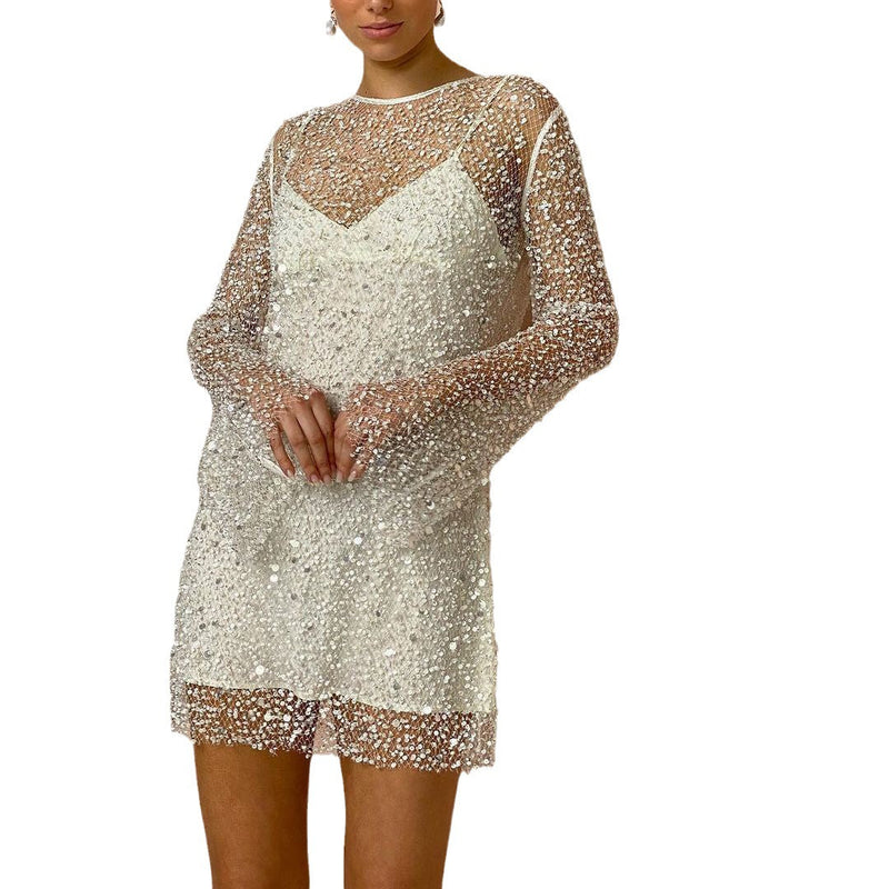 Robe élégante à manches longues – Chic et confort pour toutes les saisons