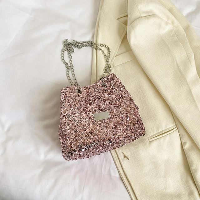 Sac Bandoulière en Sequins Bella