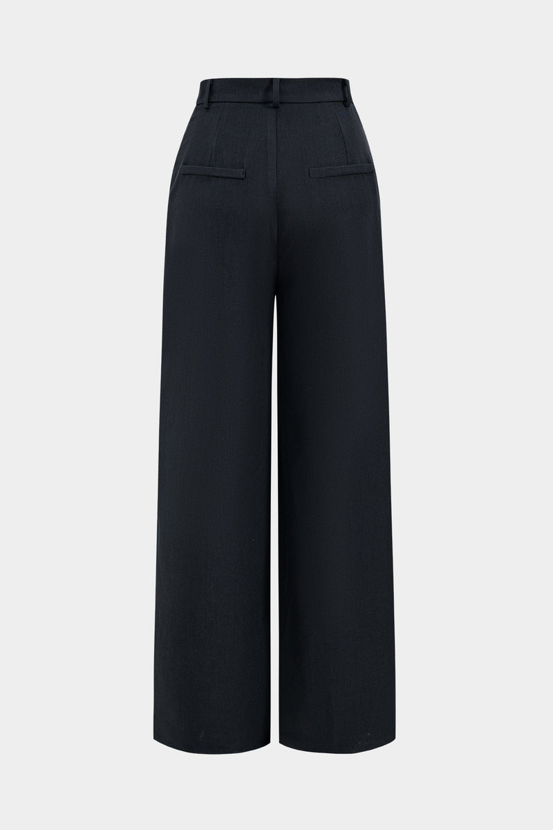 Pantalon Asymétrique Large Femme