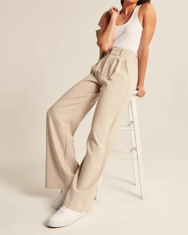 Pantalon évasé élégant et confortable pour un style quotidien