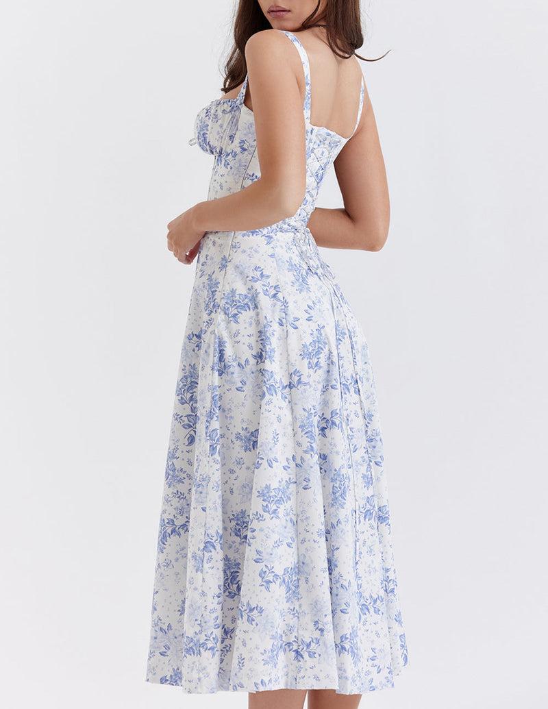 Robe d’Été Fleurie Élégante et Confortable pour les Journées Ensoleillées