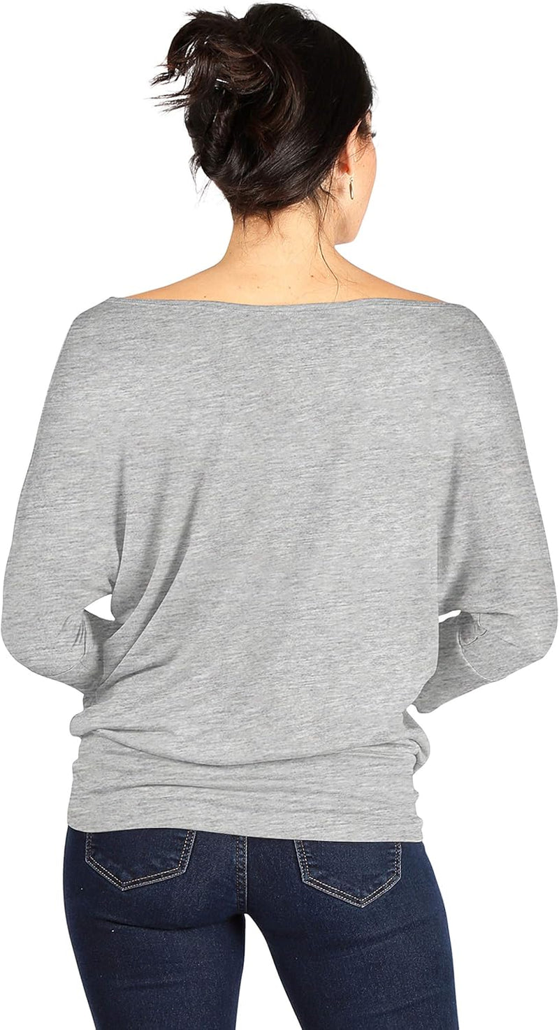 T-shirt à col rond élégant et confortable avec manches 3/4 et taille élastiquée