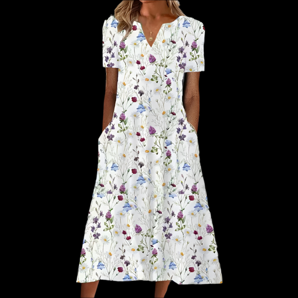 Robe décontractée Elisabeth avec imprimé floral pour un style quotidie