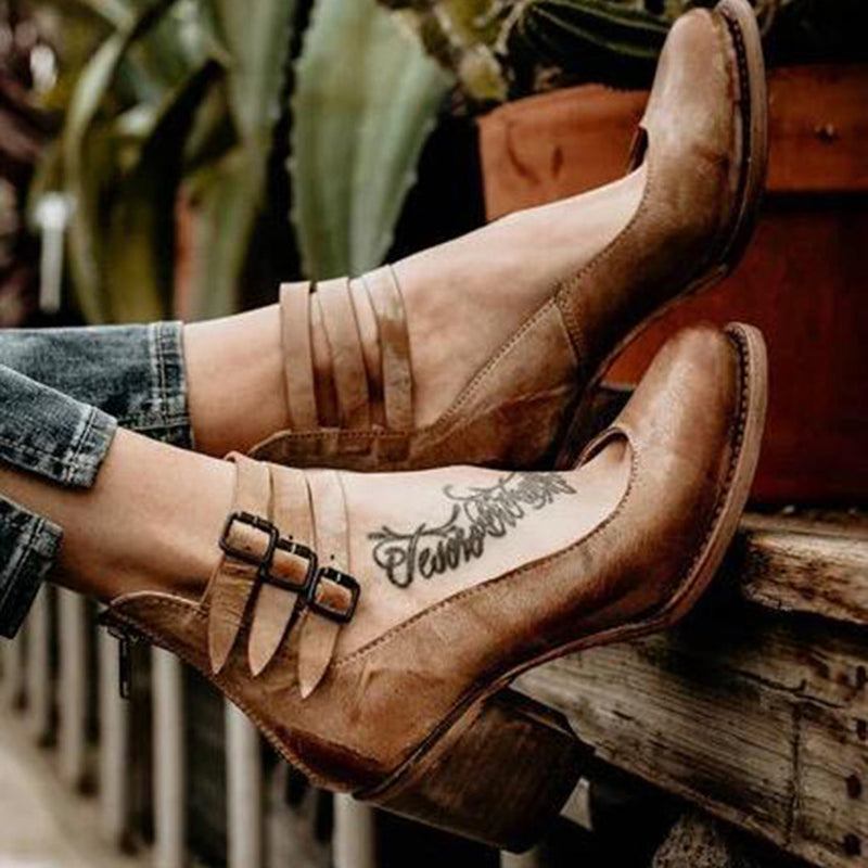 Sandales Vintage Élégantes à Talons