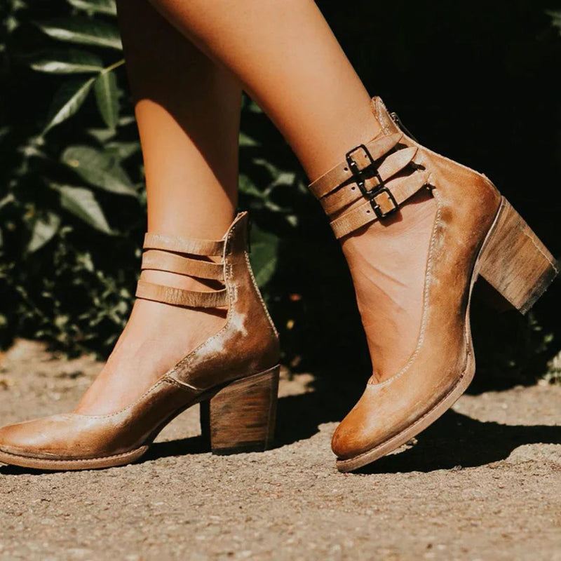 Sandales Vintage Élégantes à Talons