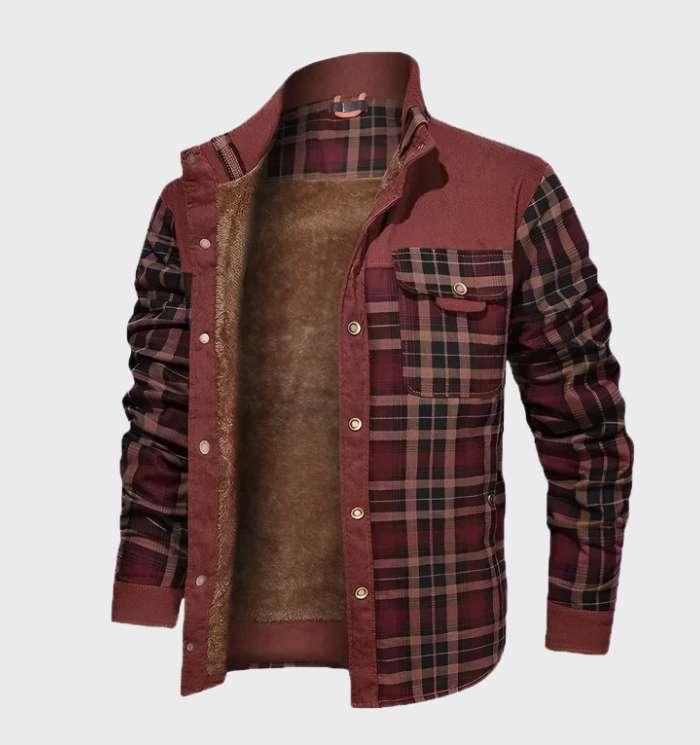 Veste en flanelle chaude et élégante pour les journées froides