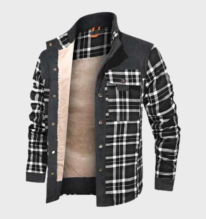 Veste en flanelle chaude et élégante pour les journées froides