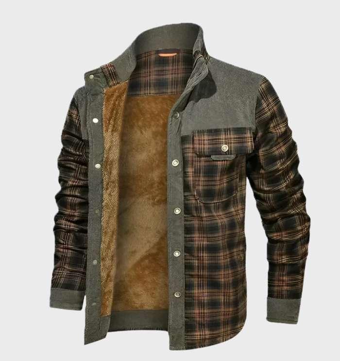 Veste en flanelle chaude et élégante pour les journées froides