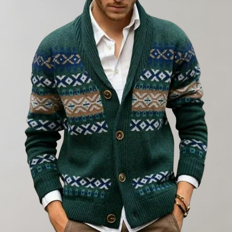 Gilet Tricoté Élégant pour les Fêtes de Noël