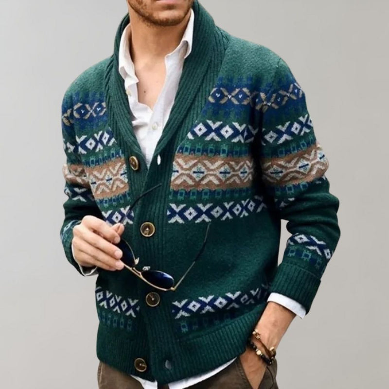 Gilet Tricoté Élégant pour les Fêtes de Noël