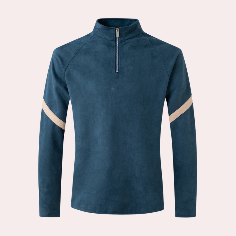 Pull demi-zippé élégant et confortable pour homme