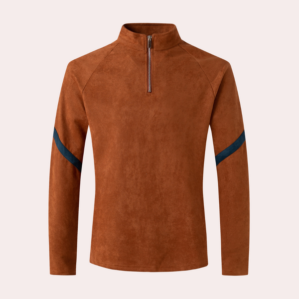 Pull demi-zippé élégant et confortable pour homme