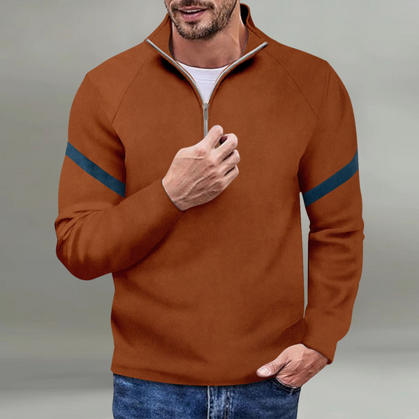 Pull demi-zippé élégant et confortable pour homme