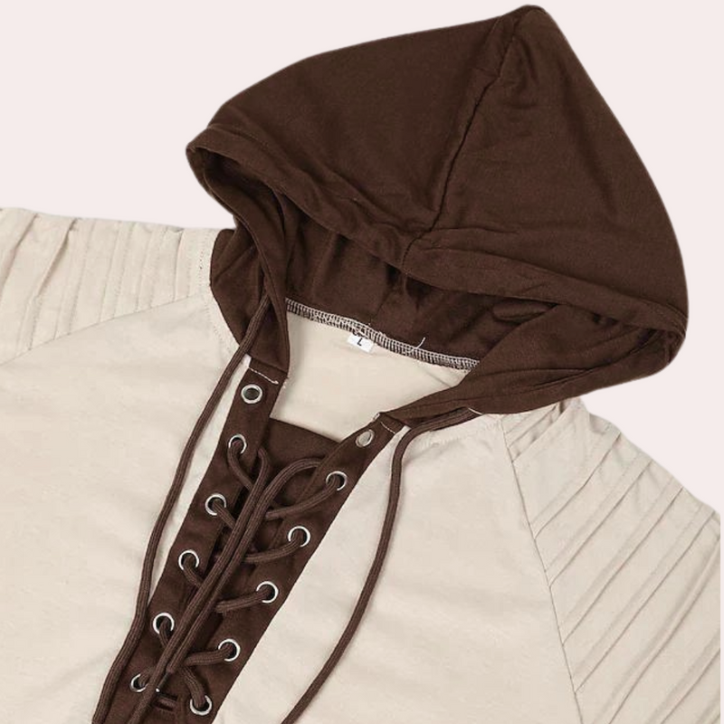 Hoodie confortable et élégant avec cordons