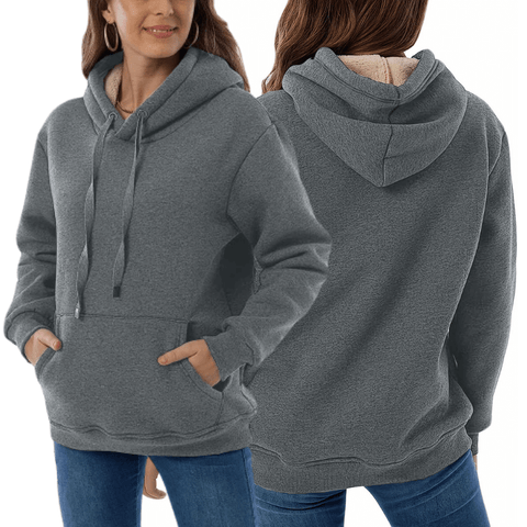 Hoodie réversible en microfibre doux et pratique