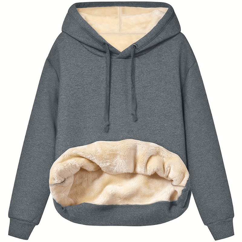 Hoodie réversible en microfibre doux et pratique