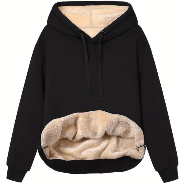 Hoodie réversible en microfibre doux et pratique