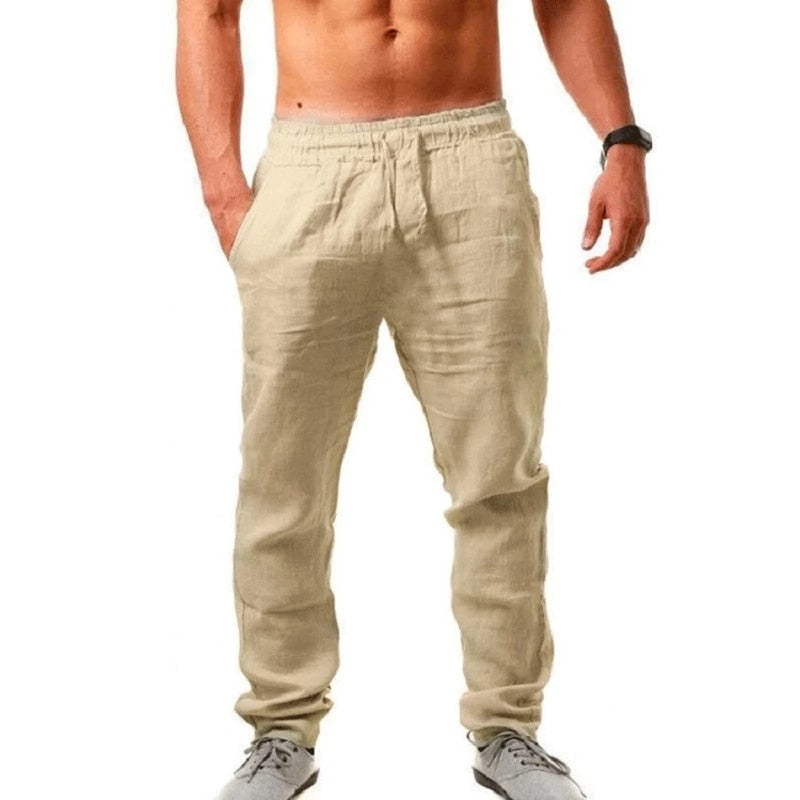 Stylish and Comfortable Linen Pants for Men - Perfect for Summer