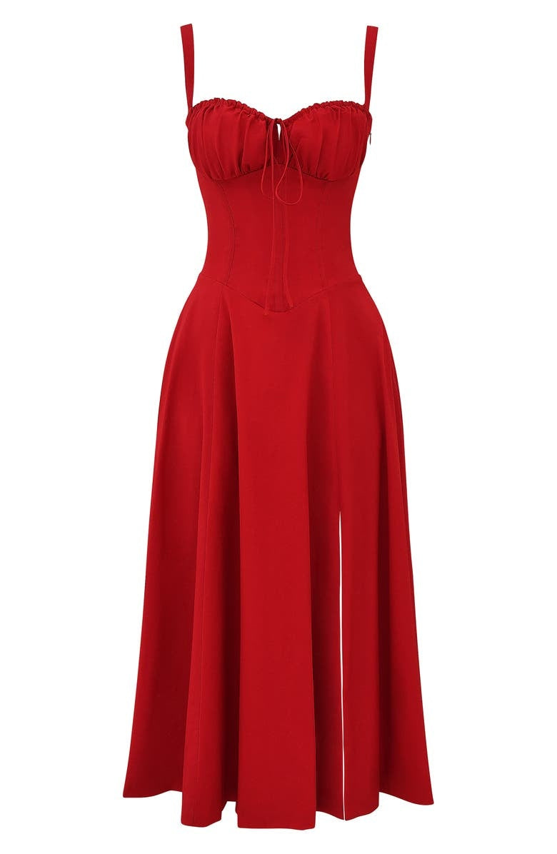 Robe élégante à taille marquée pour un look chic et intemporel