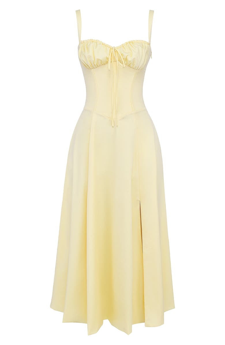 Robe élégante à taille marquée pour un look chic et intemporel