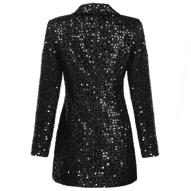 Robe Blazer à Paillettes