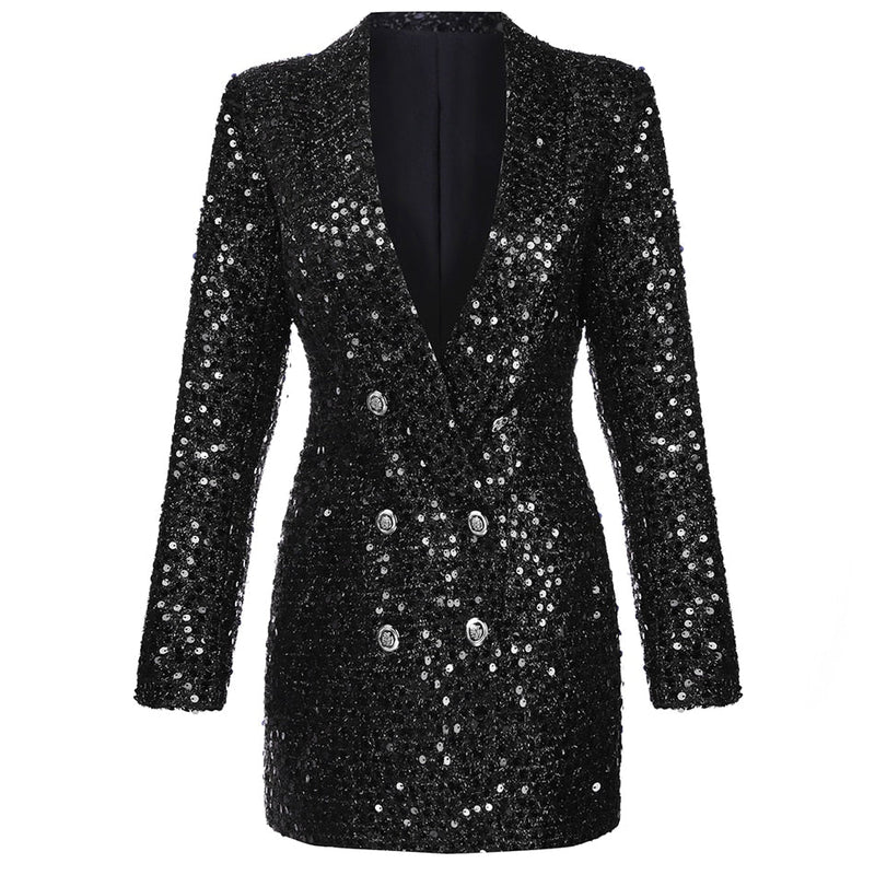 Robe Blazer à Paillettes