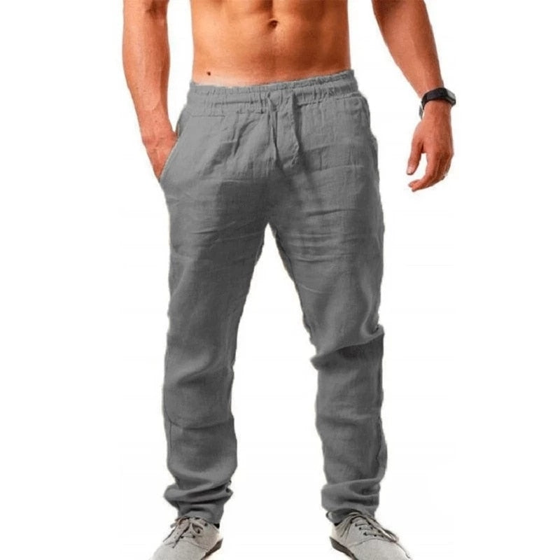 Stylish and Comfortable Linen Pants for Men - Perfect for Summer