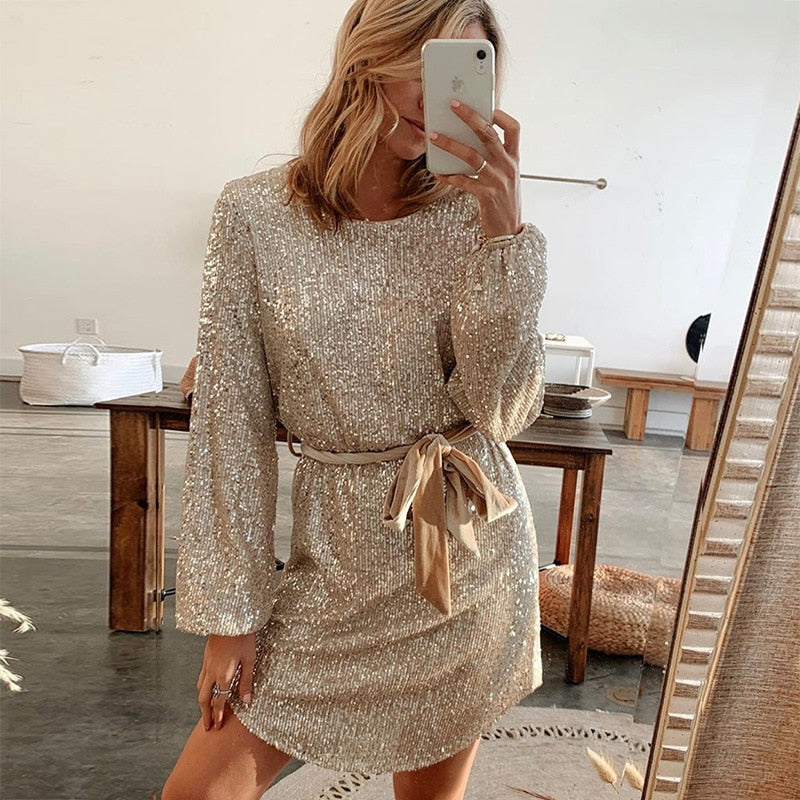 Robe Mini Paillettes