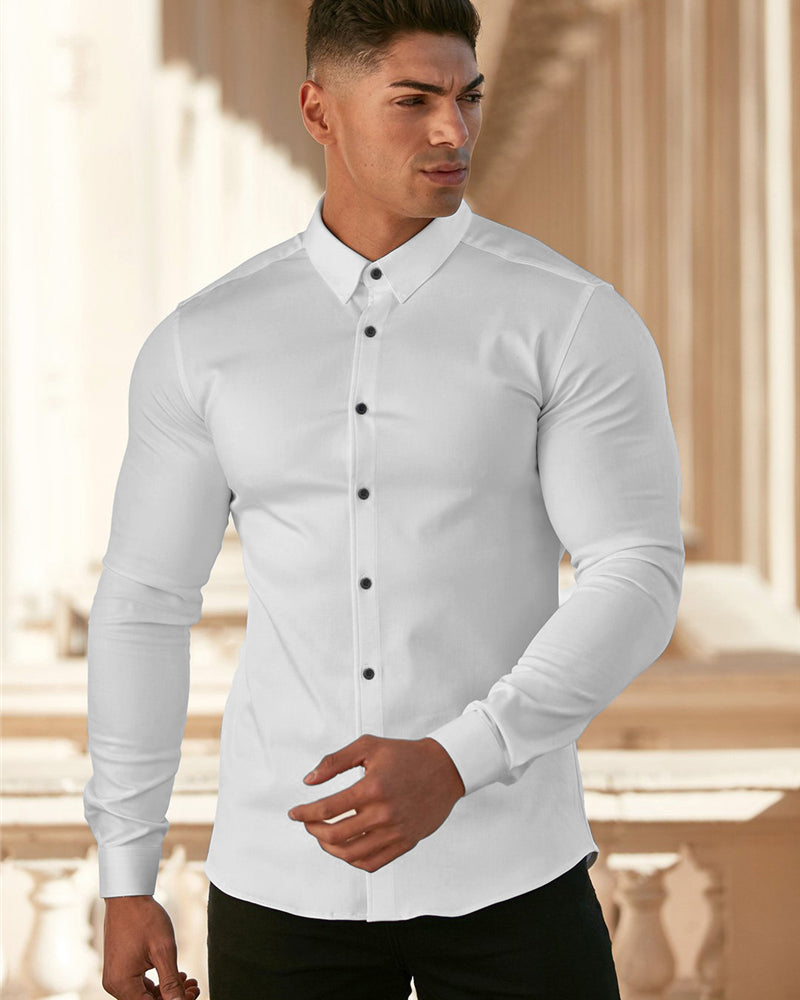 Chemise élégante pour homme, idéale pour les fêtes