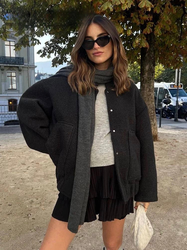 Bomber oversize confortable et tendance